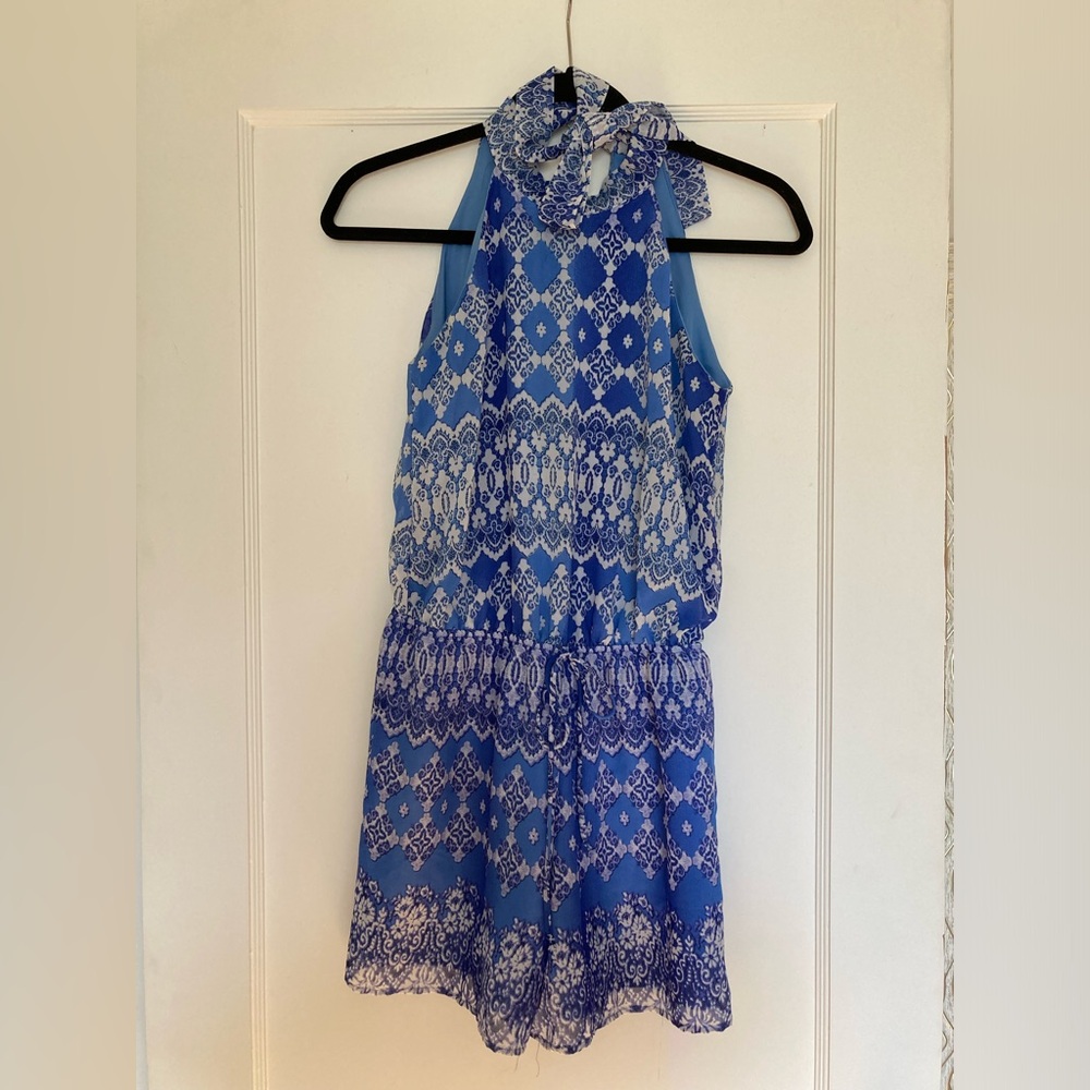 Blue romper